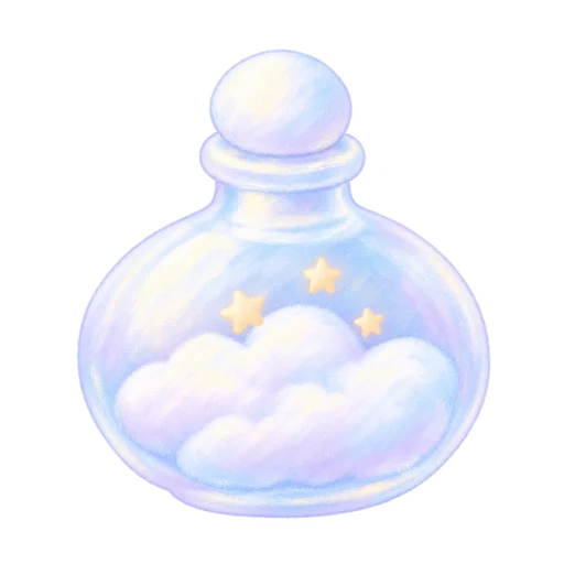 Dream bottle sticker