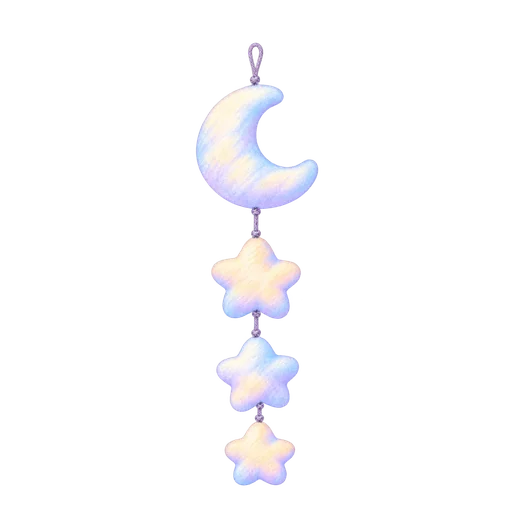 Moon mobile sticker
