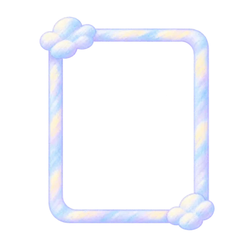 Portrait frame sticker