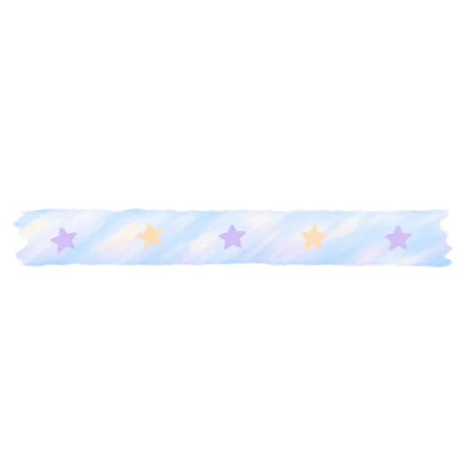 Star washi strip sticker