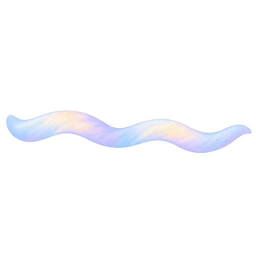 Aurora ribbon sticker