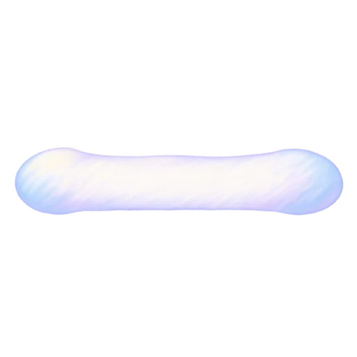 Blank label strip sticker
