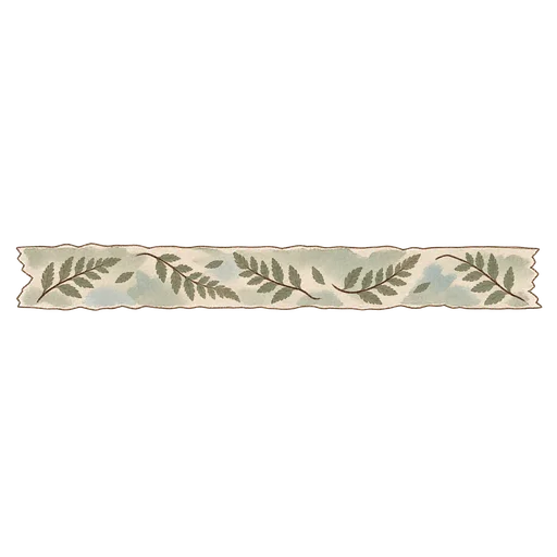 Fern washi strip sticker