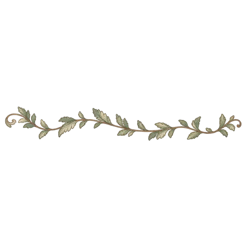 Fern divider sticker